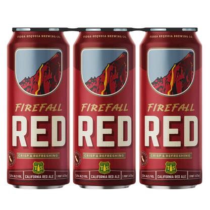 Tioga-Sequoia Brewing Firefall Red Ale 6pk 16oz Can