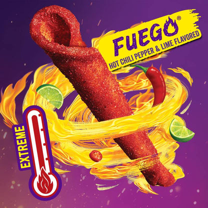 Takis Fuego Spicy Rolled Tortilla Chips Snack Size Bag 3.25 oz