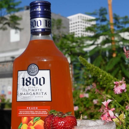 1800 The Ultimate Margarita Peach Ready to Drink Cocktail 1.75L 9.95% ABV