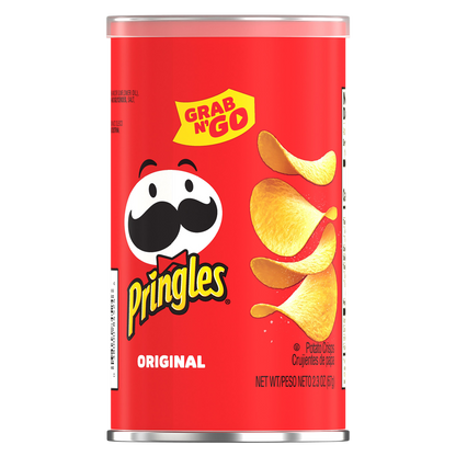 Pringles Potato Crisps Chips Original 2.3oz Grab N' Go