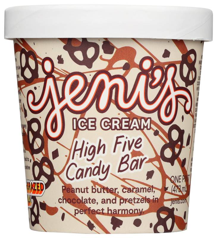 Jeni's High Five Candy Bar Ice Cream Pint