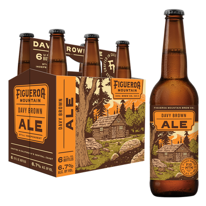 Figueroa Mountain Davy Brown Ale 6pk 12oz Btl
