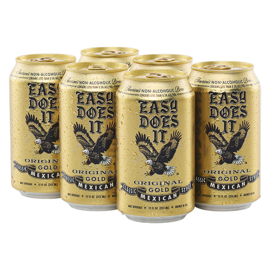 Easy Does it Non-Alcoholic Original Gold Mexican Style 6pk 12oz Can