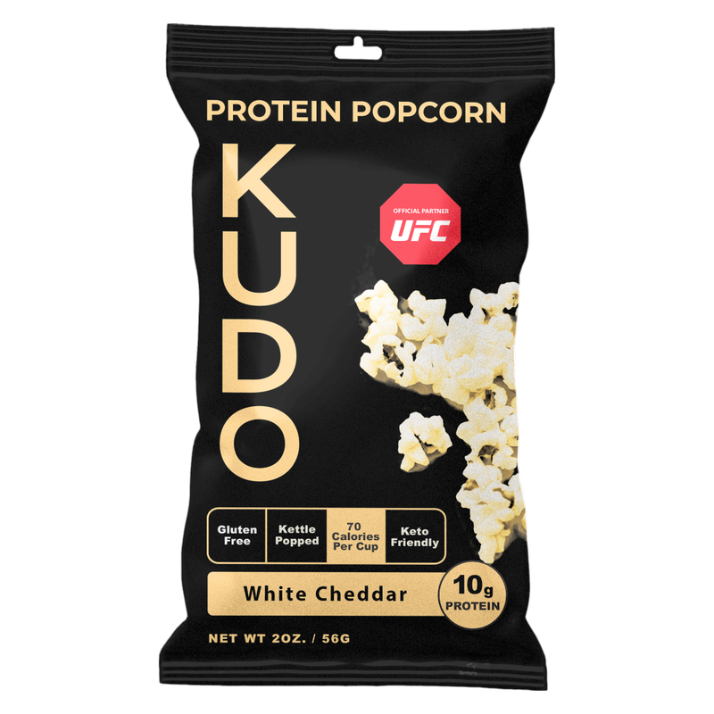 Kudo White Cheddar Protein Popcorn, 2oz