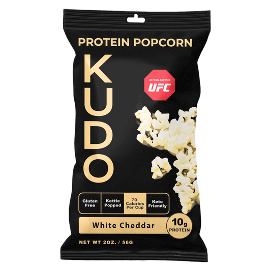 Kudo White Cheddar Protein Popcorn, 2oz