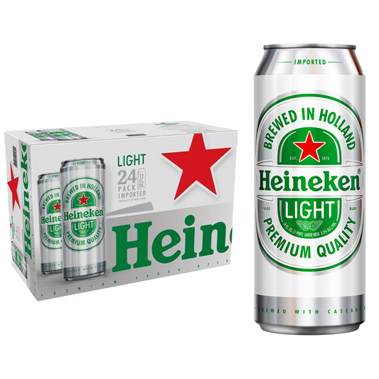 Heineken Light 24pk 12oz Can 3.3% ABV
