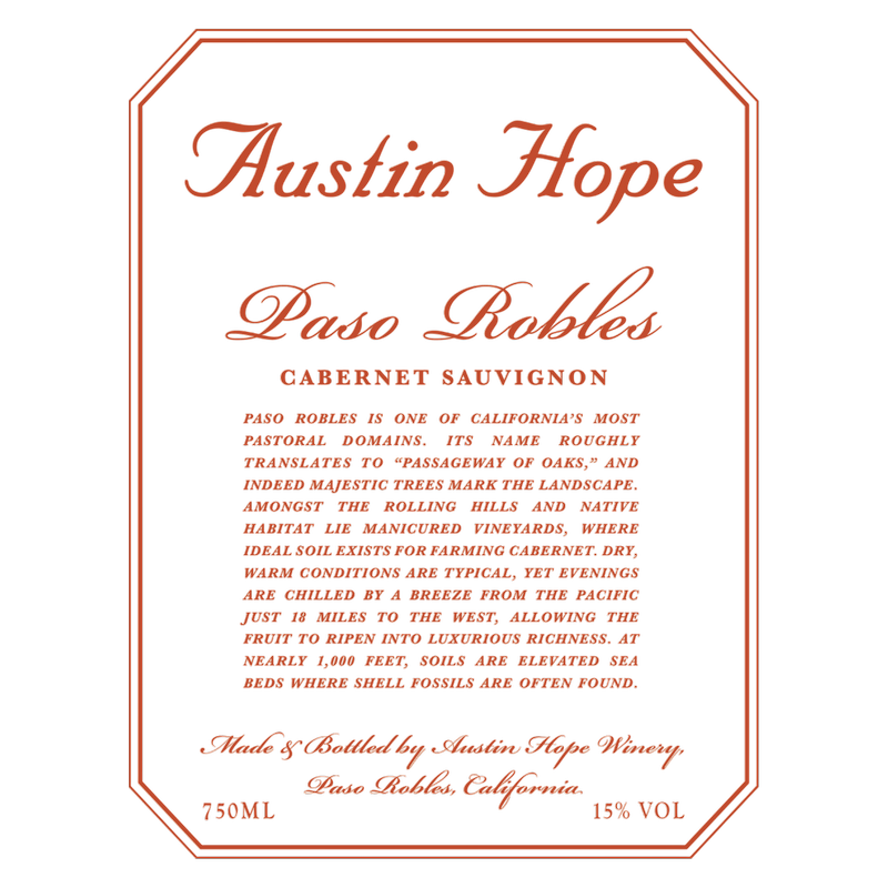 Austin Hope Cabernet Sauvignon 750ml