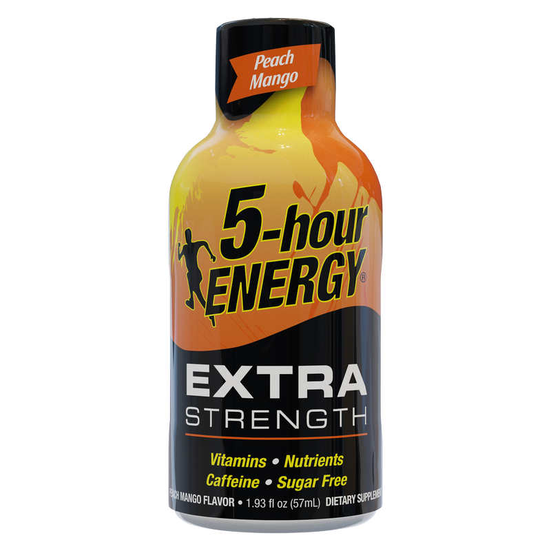 5-hour ENERGY Shot Extra Strength Peach Mango 1.93oz Btl