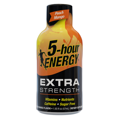 5-hour ENERGY Shot Extra Strength Peach Mango 1.93oz Btl