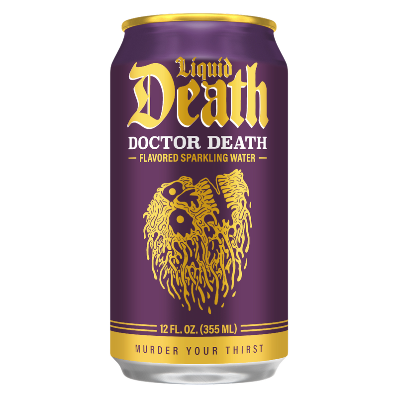 Liquid Death Doctor Death Sparkling Water 6pk 12oz Can