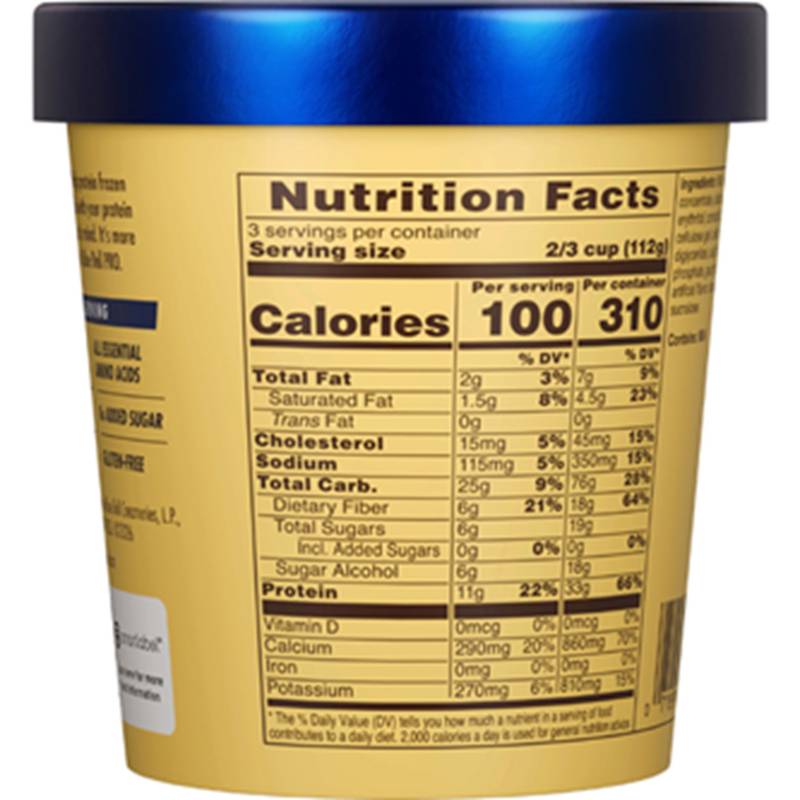 Blue Bell Pro Vanilla Ice Cream Pint 16oz