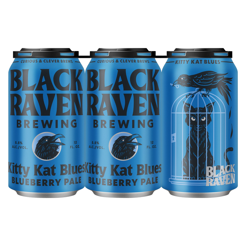 Black Raven Kitty Kat Blue Pale Ale 6pk 12oz Can