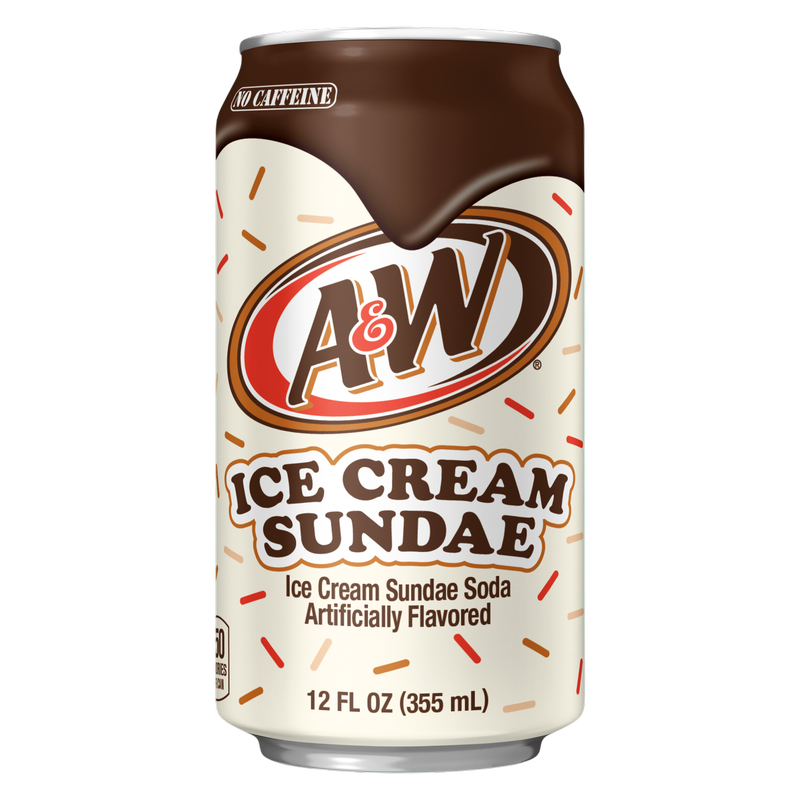 A&W Ice Cream Sundae Soda 12pk 12oz Can
