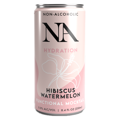NA Hydration Hibiscus Watermelon 8.4oz Can