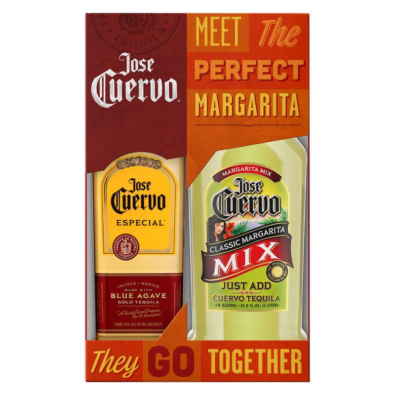 Jose Cuervo Especial Gold with Margarita Mix Tequila Gold 750ml (80 Proof)