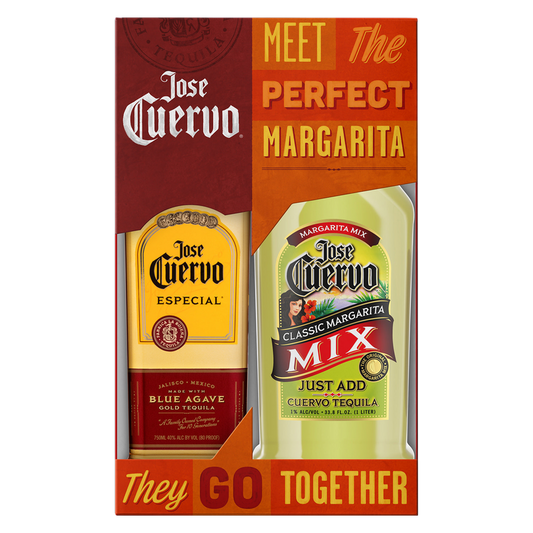 Jose Cuervo Especial Gold with Margarita Mix Tequila Gold 750ml (80 Proof)