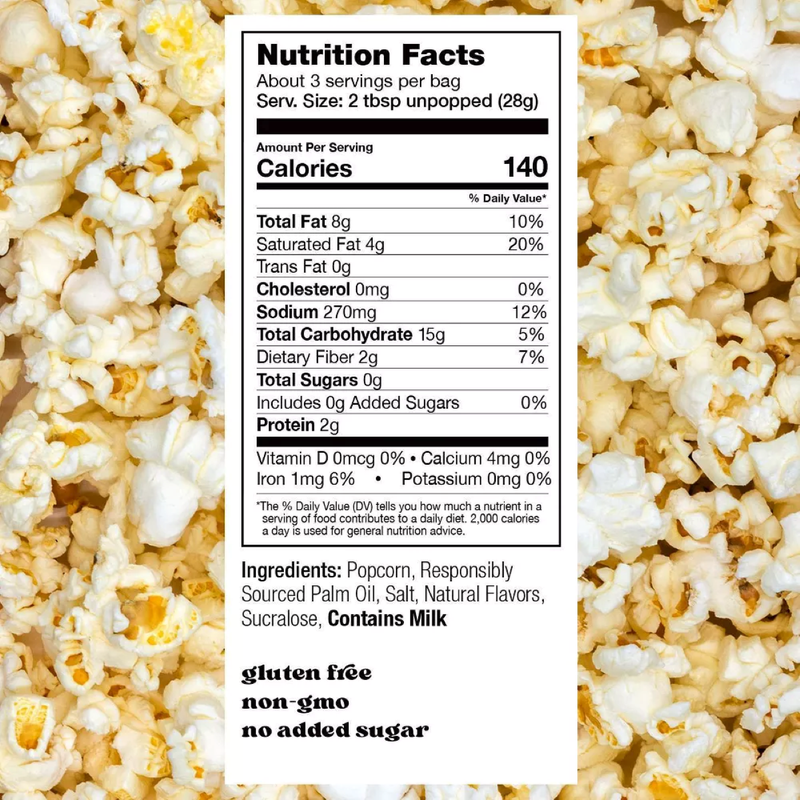 Opopop Microwave Popcorn Salty Caramel, 8.5oz