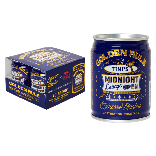 Golden Rule Espresso Martini 4pk 100ml Can 24% ABV