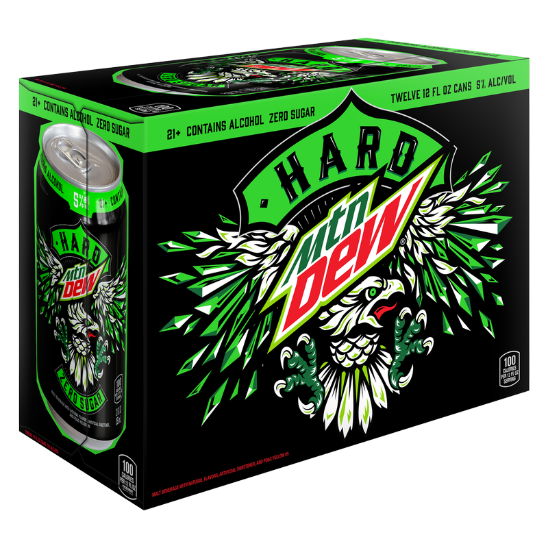 MTN DEW® Hard Zero Sugar Original 12pk 12oz Can 5% ABV