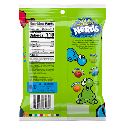 Nerds Big Chewy Sour Candy 6oz