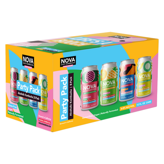 NOVA Kombucha Party Pack 8pk 12oz Can