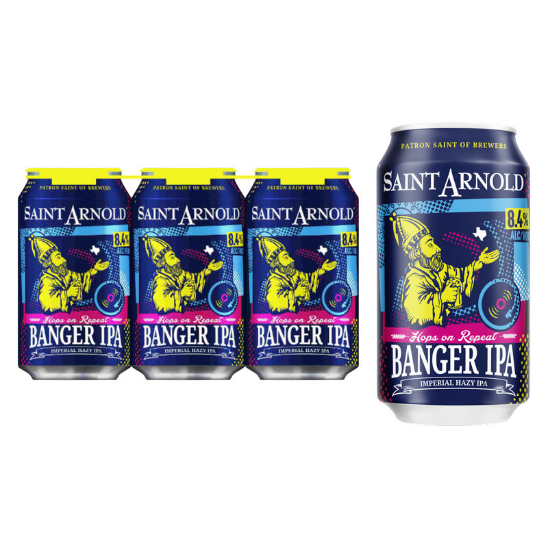 St. Arnold Banger IPA 6pk 12oz Can 8.4% ABV