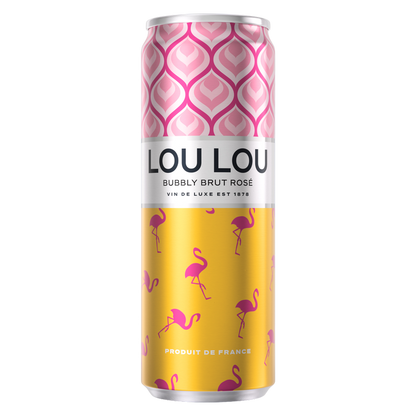 Lou Lou Bubbly Brut Rose 355ml Can 8.4% ABV