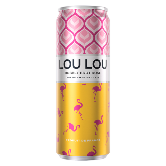 Lou Lou Bubbly Brut Rose 355ml Can 8.4% ABV