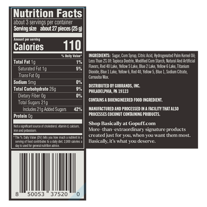 Basically Premium Sour Freeze Dried Candy 2.6oz