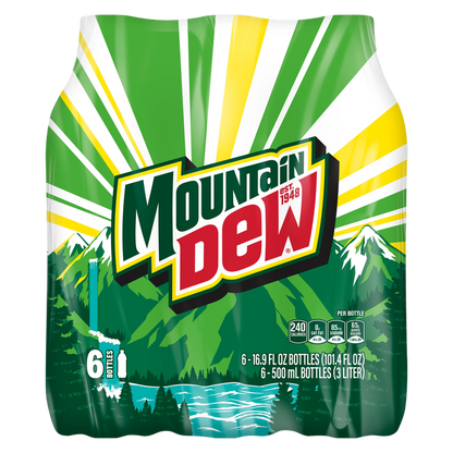 Mountain Dew Original 6ct 16.9oz