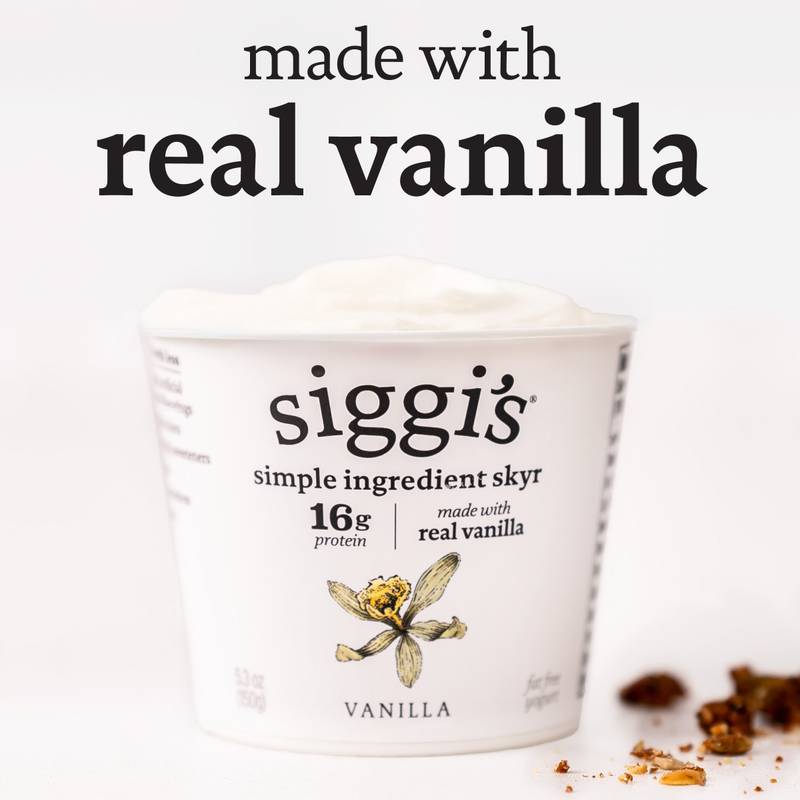 Siggi's Vanilla Skyr Icelandic-Style Strained Non-Fat Yogurt 5.3oz