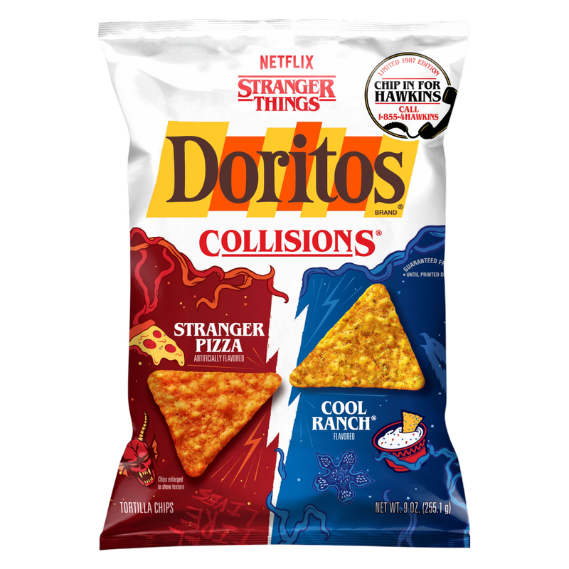 Doritos Collisions Tortilla Chips Stranger Pizza & Cool Ranch 9oz