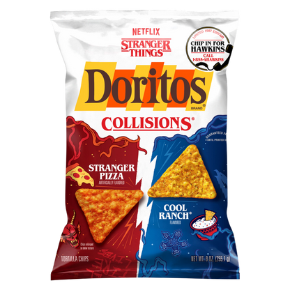 Doritos Collisions Tortilla Chips Stranger Pizza & Cool Ranch 9oz