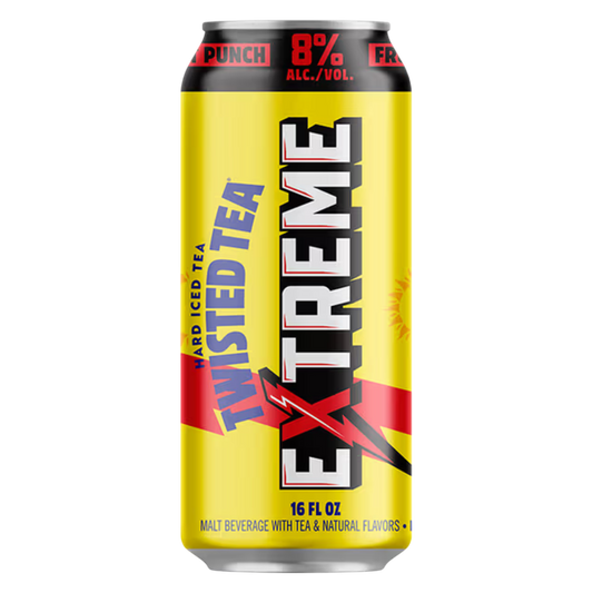 Twisted Tea Extreme Fruit Punch 16oz Single Can 8% ABV