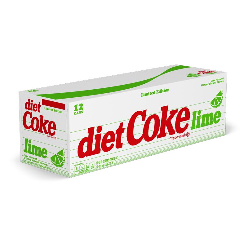 Diet Coke Lime 12pk 12oz Can