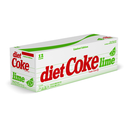 Diet Coke Lime 12pk 12oz Can
