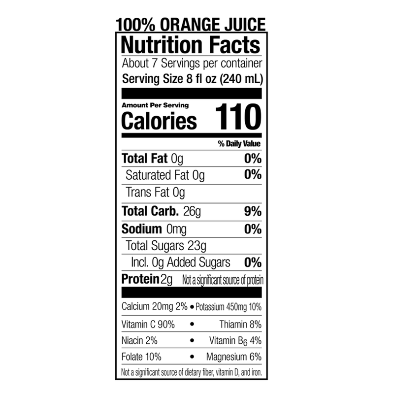 Simply Pulp Free Orange Juice 52oz Btl