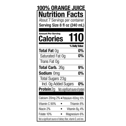 Simply Pulp Free Orange Juice 52oz Btl