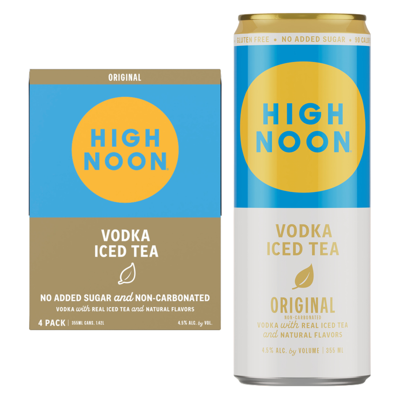 High Noon Hard Tea Original 4pk 12oz Cans 4.5% ABV