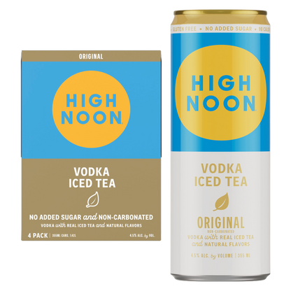 High Noon Hard Tea Original 4pk 12oz Cans 4.5% ABV