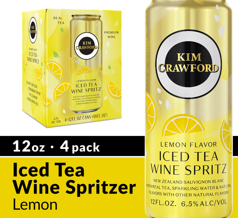 Kim Crawford Lemon Tea Spritz 4pk 12oz Cans