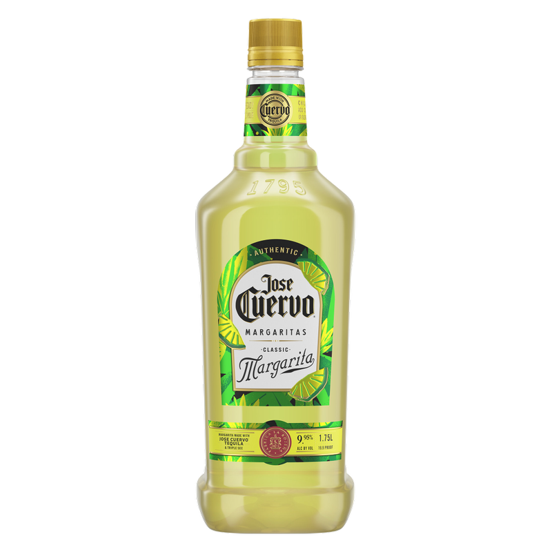 Jose Cuervo Authentic Margarita Classic Lime Ready to Drink Cocktail 1.75L 9.95% ABV