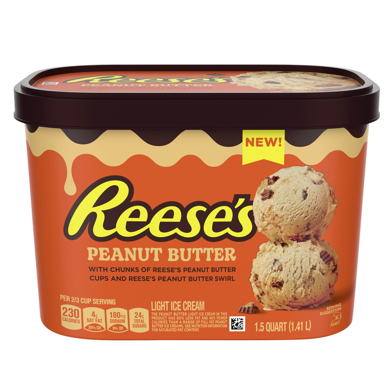 Reese's Peanut Butter Light Ice Cream 48oz