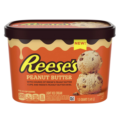 Reese's Peanut Butter Light Ice Cream 48oz