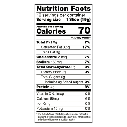 Sargento Natural American Cheese - 12ct