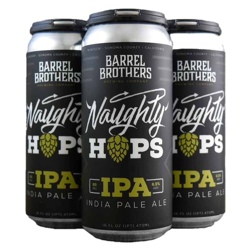 Barrel Brothers Naughty Hops IPA 4pk 16oz