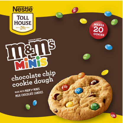 Nestle Toll House M&M's Minis Chocolate Chip Cookie Dough - 20ct/14oz