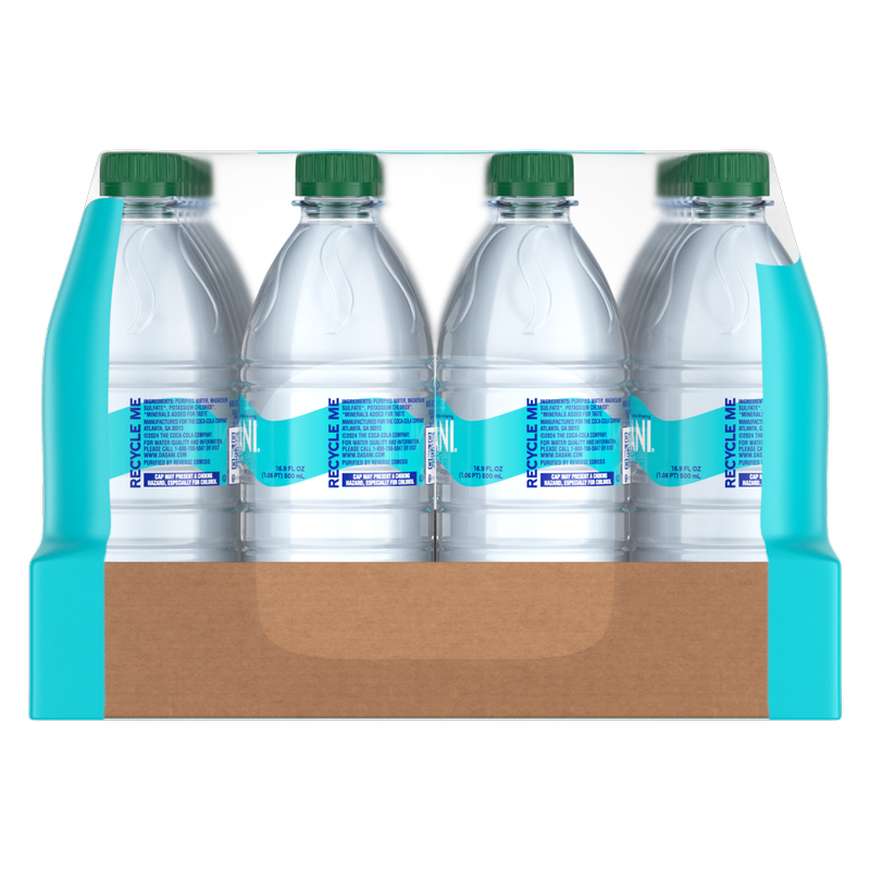 Dasani Purified Water Bottles, 16.9 fl oz, 24 Pack