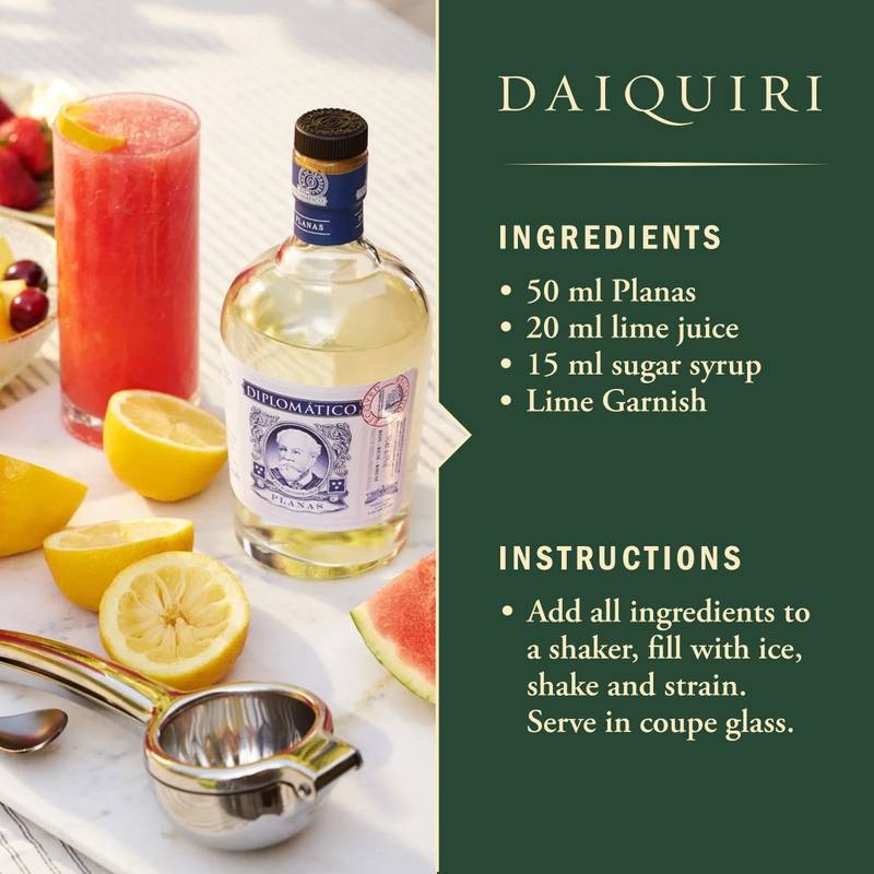 Diplomatico Rum Planas 750 ml (80 proof)