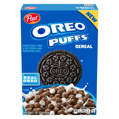 Post Oreo Puffs Cereal, 10oz.